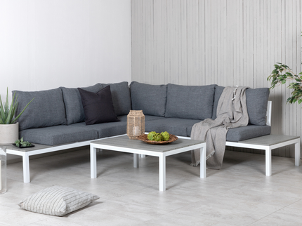 Venture Home Odense Hörnsoffgrupp Grå Utomhus