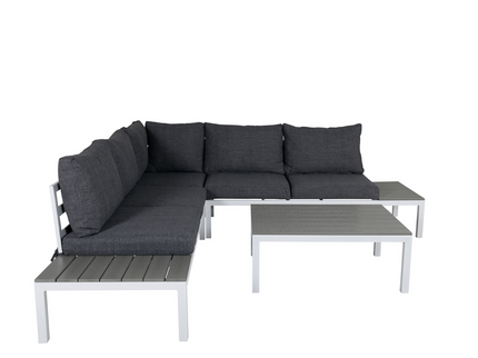 Venture Home Odense Hörnsoffgrupp Grå Utomhus