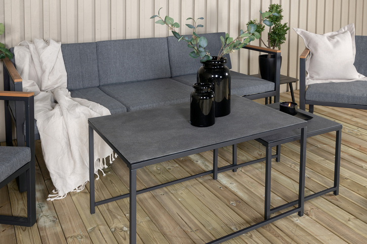 Venture Home Dakar Soffgrupp Svart Utomhus
