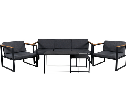 Venture Home Dakar Soffgrupp Svart Utomhus