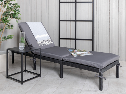 Venture Home Bilbao Solstol Svart