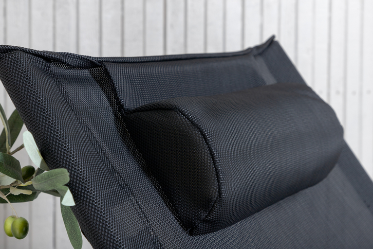 Venture Home Seville Solstol Svart 2-Pack
