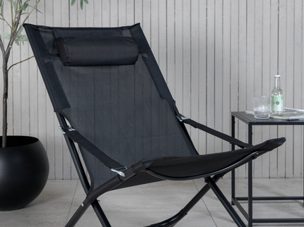 Venture Home Seville Solstol Svart 2-Pack