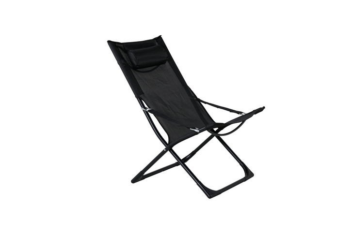Venture Home Seville Solstol Svart 2-Pack