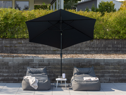 Venture Home Leeds Parasoll Ø300 Svart