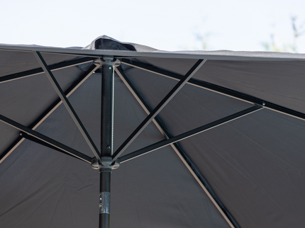 Venture Home Leeds Parasoll Ø300 Svart