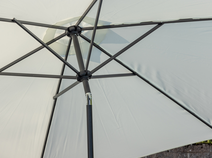 Venture Home Leeds Parasoll Ø300 Vit