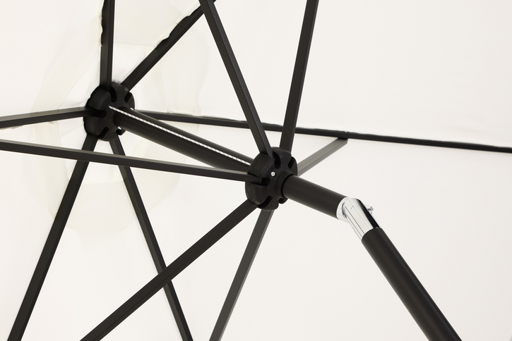 Venture Home Leeds Parasoll Ø300 Vit
