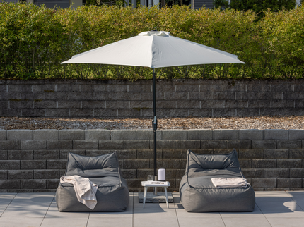 Venture Home Leeds Parasoll Ø300 Vit