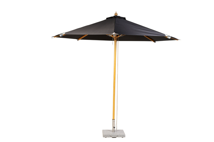 Venture Home Naxos Parasoll Ø300 Svart