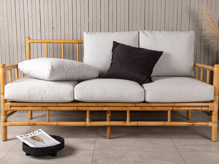 Venture Home Cane 3-Sits Soffa Utomhus Natur