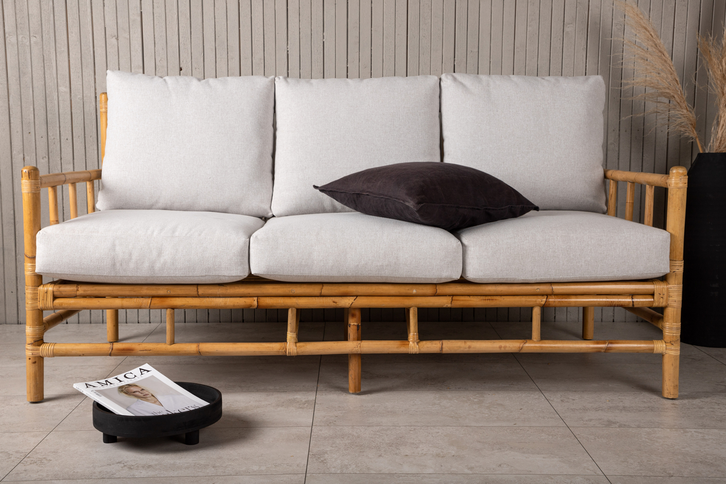 Venture Home Cane 3-Sits Soffa Utomhus Natur