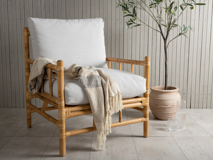 Venture Home Cane Fåtölj Ljusgrå Utomhus
