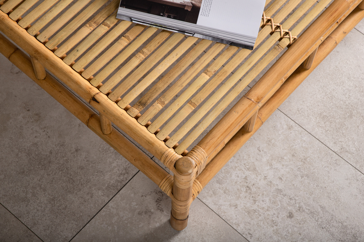 Venture Home Cane Soffbord 35 x 120 x 70 Natur Utomhus
