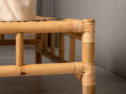 Venture Home Cane Soffbord 35 x 120 x 70 Natur Utomhus