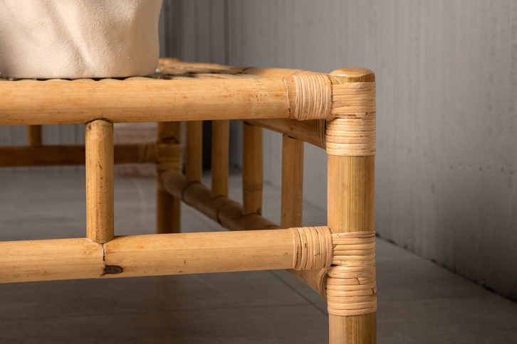 Venture Home Cane Soffbord 35 x 120 x 70 Natur Utomhus