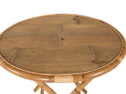 Venture Home Cane Cafebord Ø80 Natur