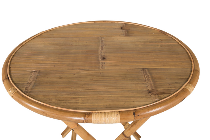 Venture Home Cane Cafebord Ø80 Natur
