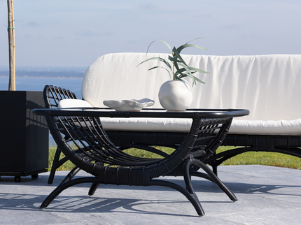 Venture Home Moana Soffbord 60 x 95,5 Svart Utomhus