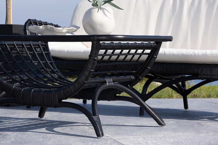 Venture Home Moana Soffbord 60 x 95,5 Svart Utomhus
