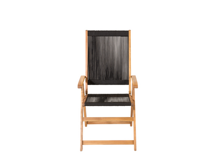 Venture Home Little John Matstolar 2-Pack Svart Utomhus