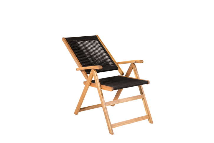 Venture Home Little John Matstolar 2-Pack Svart Utomhus