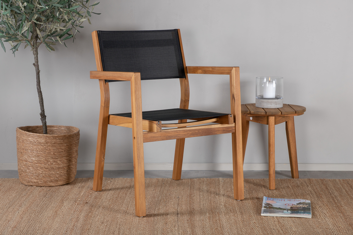 Venture Home Venice Matstolar 2-Pack Natur Utomhus