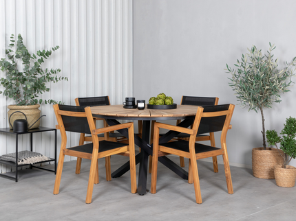 Venture Home Venice Matstolar 2-Pack Natur Utomhus