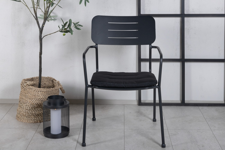 Venture Home Nicke Matstolar 2-Pack Svart Utomhus