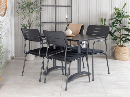 Venture Home Nicke Matstolar 2-Pack Svart Utomhus
