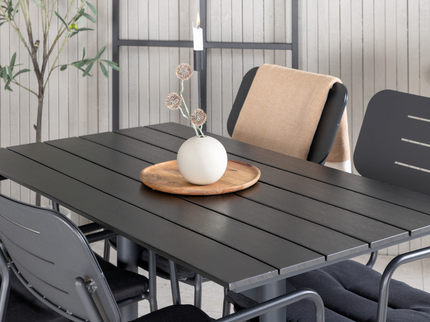 Venture Home Nicke Matstolar 2-Pack Svart Utomhus