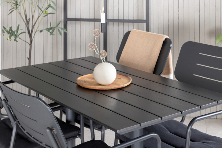 Venture Home Nicke Matstolar 2-Pack Svart Utomhus