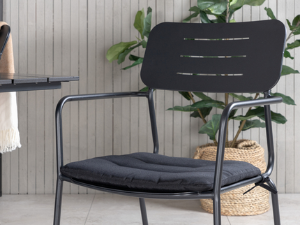 Venture Home Nicke Matstolar 2-Pack Svart Utomhus
