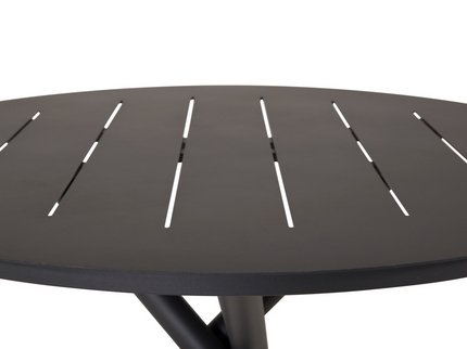Venture Home Alma Runt Matbord Utomhus Svart