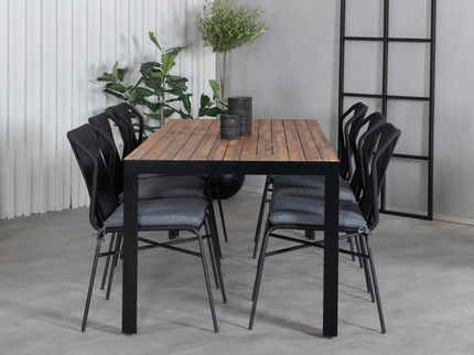 Venture Home Julian Matstolar 4-Pack Svart Utomhus