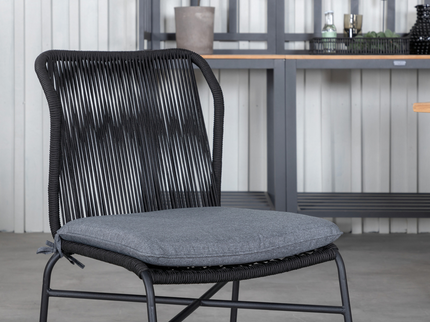 Venture Home Julian Matstolar 4-Pack Svart Utomhus