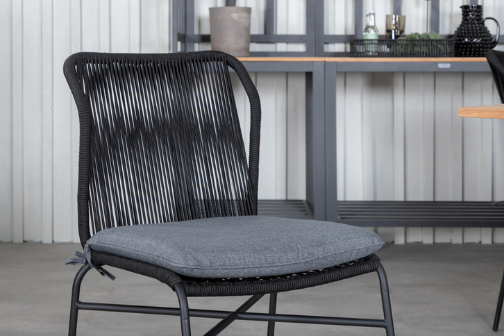 Venture Home Julian Matstolar 4-Pack Svart Utomhus