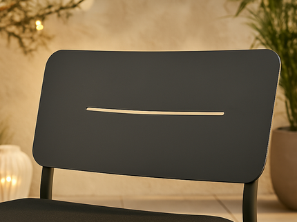 Venture Home Lina Loungestolar Svart 2-Pack