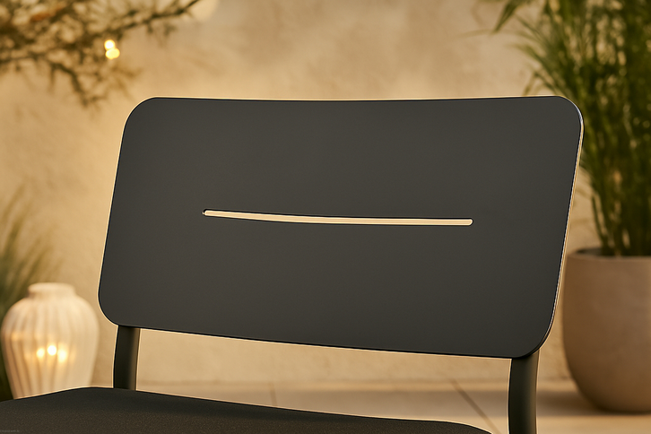 Venture Home Lina Loungestolar Svart 2-Pack
