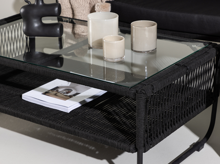 Venture Home Utah Loungegrupp Svart Utomhus