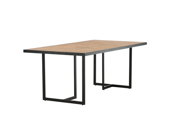 Venture Home Khung Rektangulärt Matbord Utomhus Natur 75 x 200 x 100