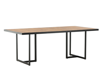 Venture Home Khung Rektangulärt Matbord Utomhus Natur 75 x 200 x 100