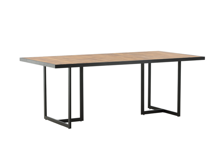 Venture Home Khung Rektangulärt Matbord Utomhus Natur 75 x 200 x 100