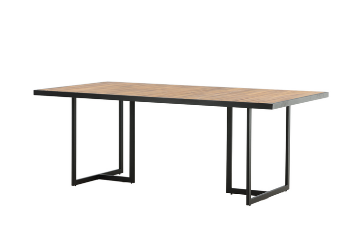 Venture Home Khung Rektangulärt Matbord Utomhus Natur 75 x 200 x 100