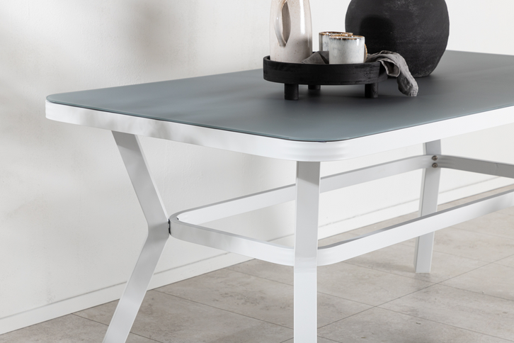Venture Home Virya Rektangulärt Matbord Utomhus Grå 74 x 160 x 90