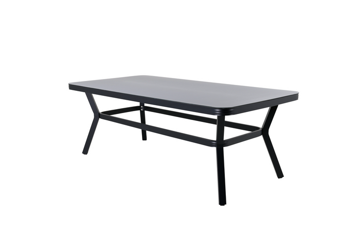 Venture Home Virya Rektangulära Matbord Utomhus Svart 74 x 200 x 100