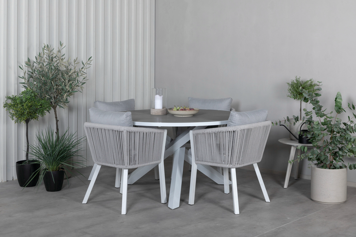 Venture Home Virya Matstolar 2-Pack Grå Utomhus