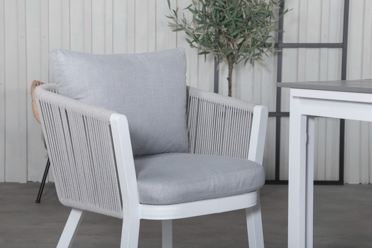Venture Home Virya Matstolar 2-Pack Grå Utomhus