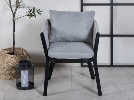 Venture Home Virya Matstolar 2-Pack Svart Utomhus
