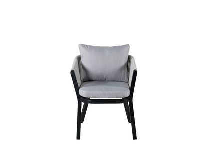 Venture Home Virya Matstolar 2-Pack Svart Utomhus